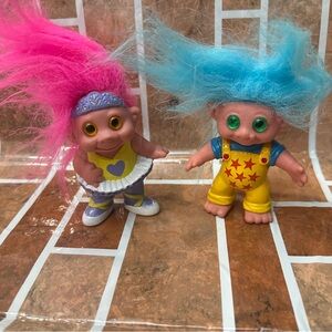 1992 BABY TROLLS WITH RINGS  Sky Kids, Inc. Very Rare